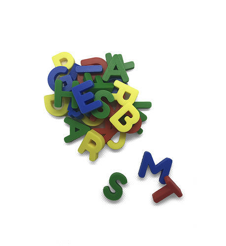 ALPHABET MAGNETS 3D print model