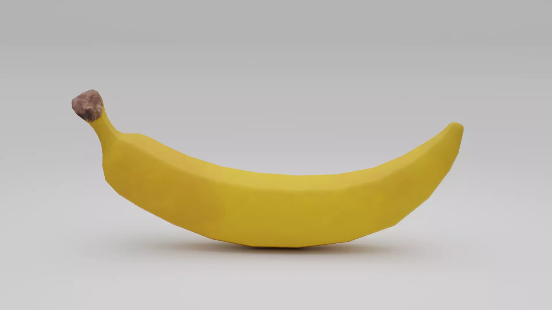 Very LowPoly 3D model Banana Free Free low-poly 3D model