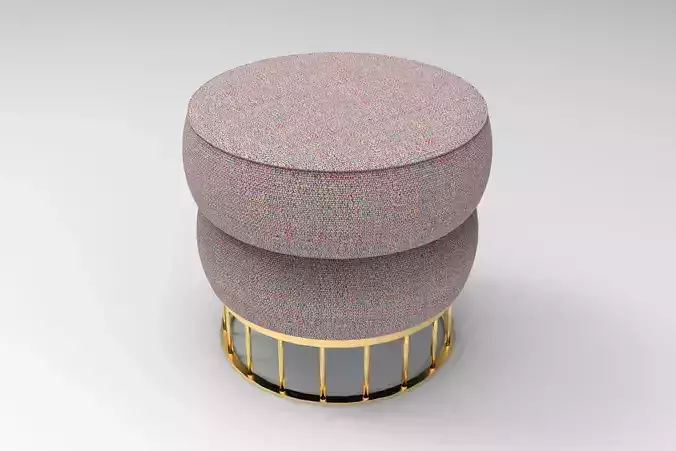 Mary Stool Low-poly 3D model
