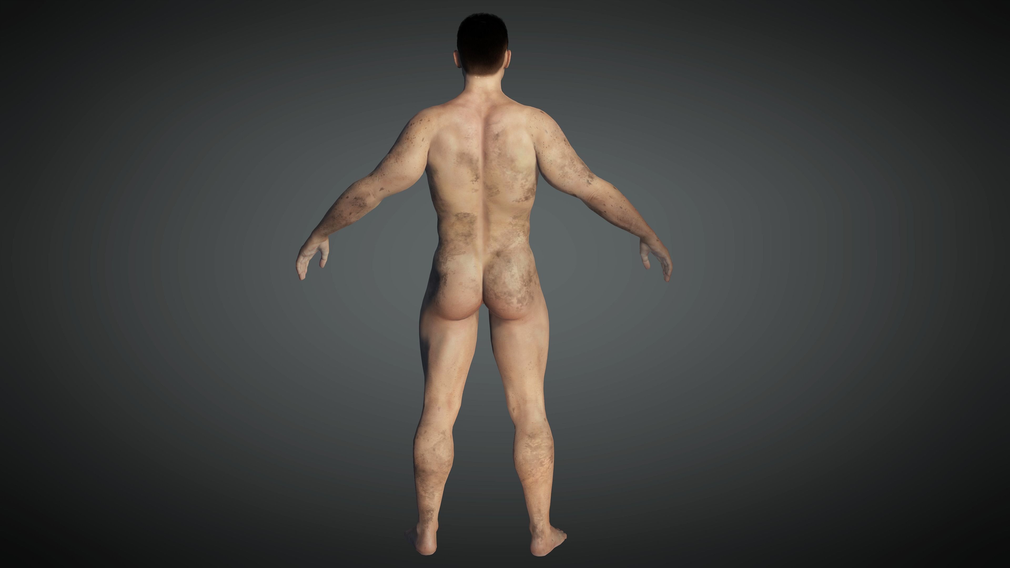 AAA Military Male Character 01 Low-poly 3D model_13