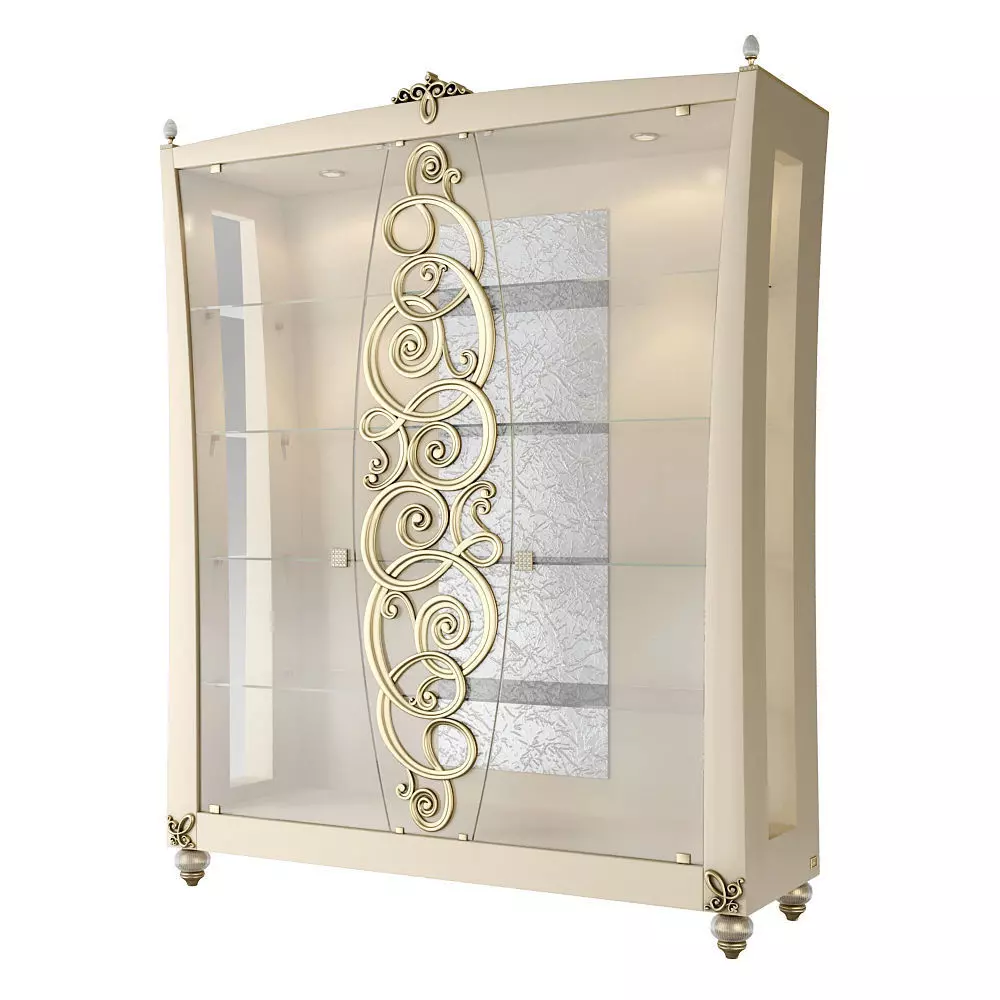 Lanpas Blue Diamond 1000E vitrine Low-poly 3D model