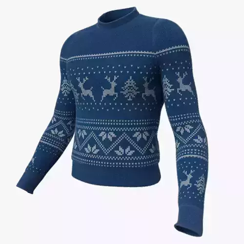 Christmas sweater 3D model