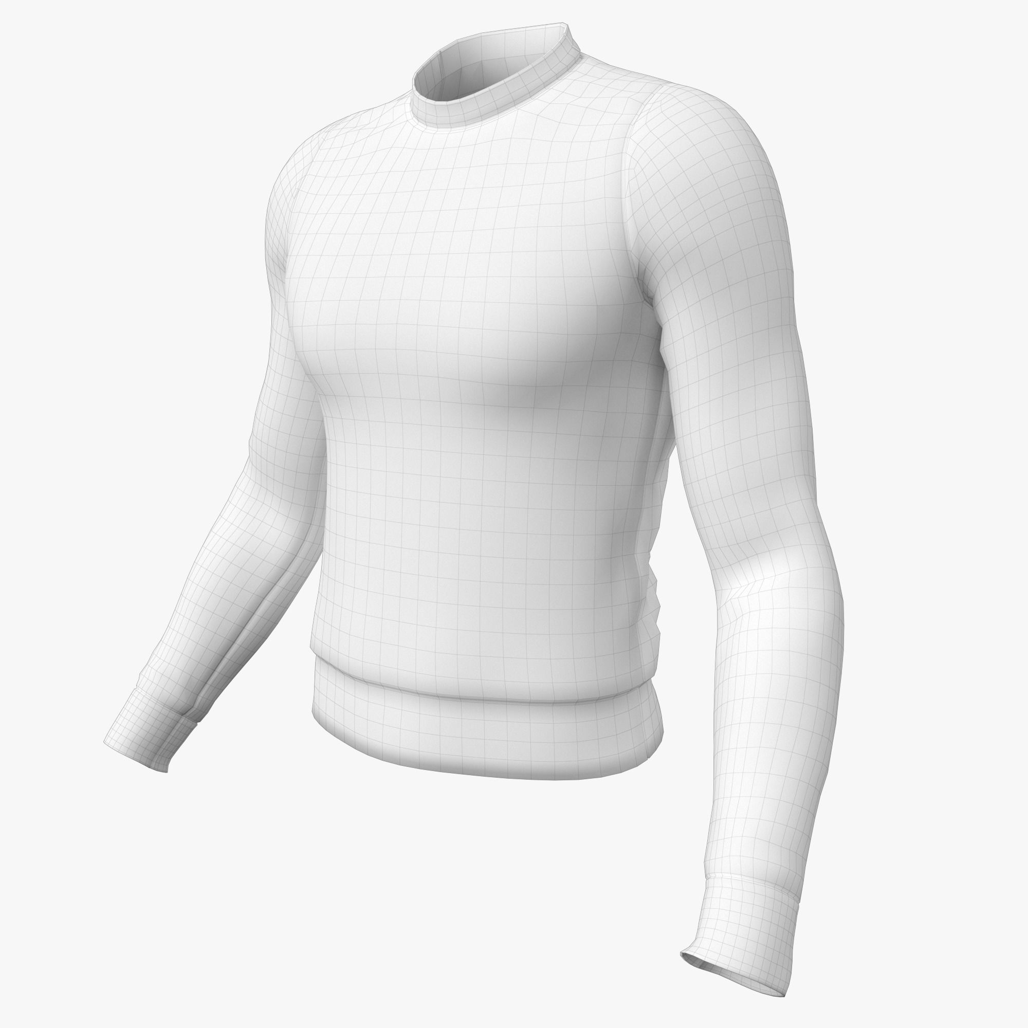 Christmas sweater 3D model_5