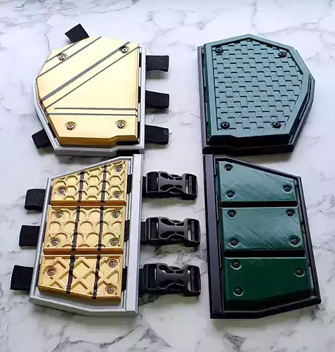 Sci Fi Armour Square Top plates