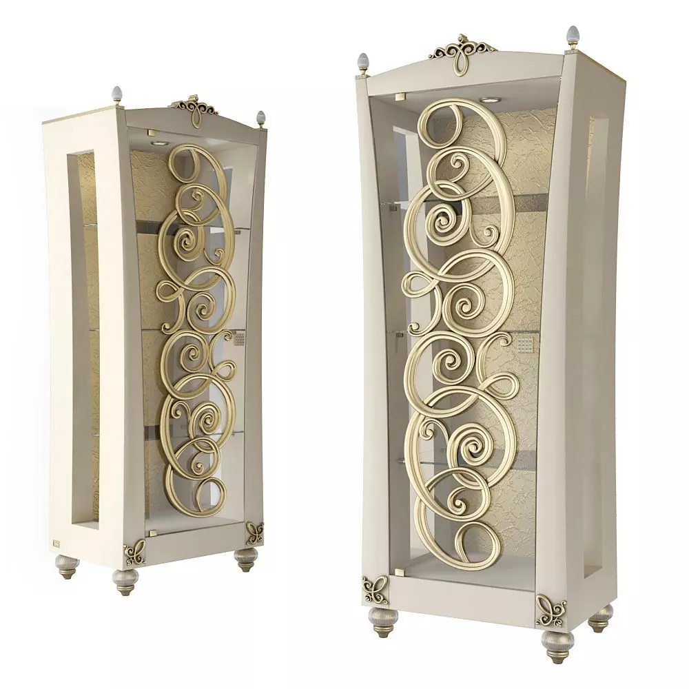 Lanpas Blue Diamond 1002E vitrine Low-poly 3D model