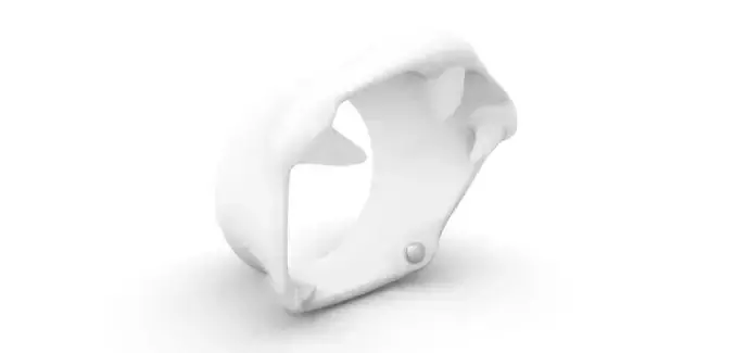 Monster Killerworm Fang Devourer Ring 3D print model