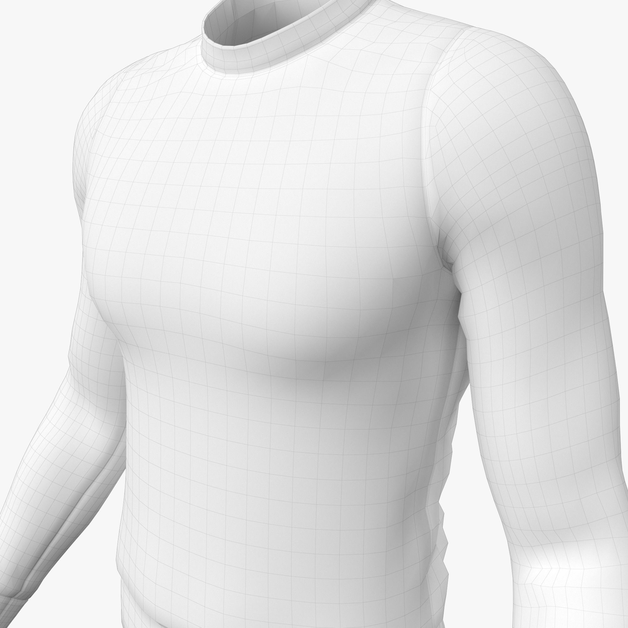 Christmas sweater 3D model_15