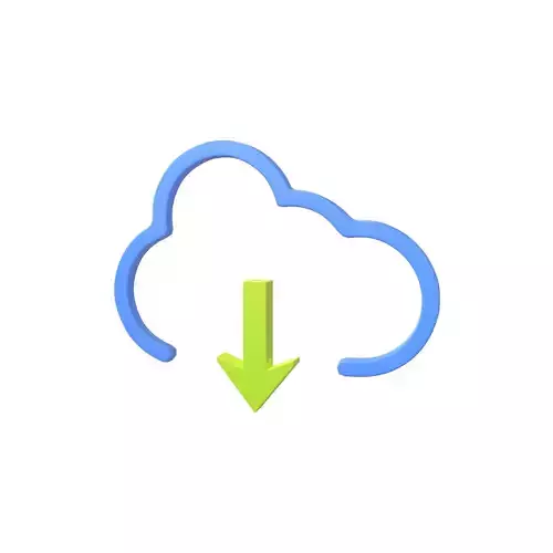 Cloud Download Symbol v2 003