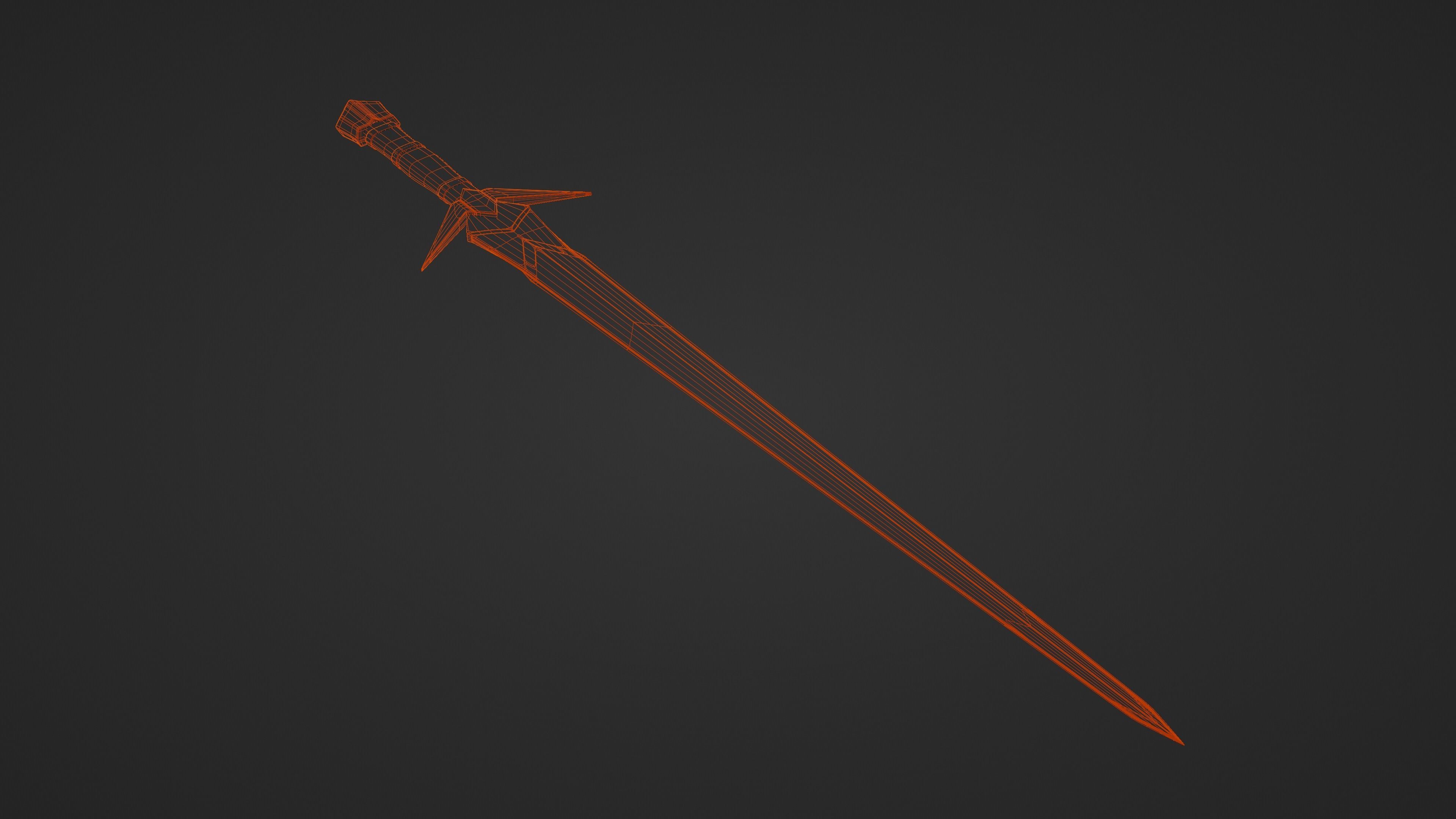 Sword 3D model_7