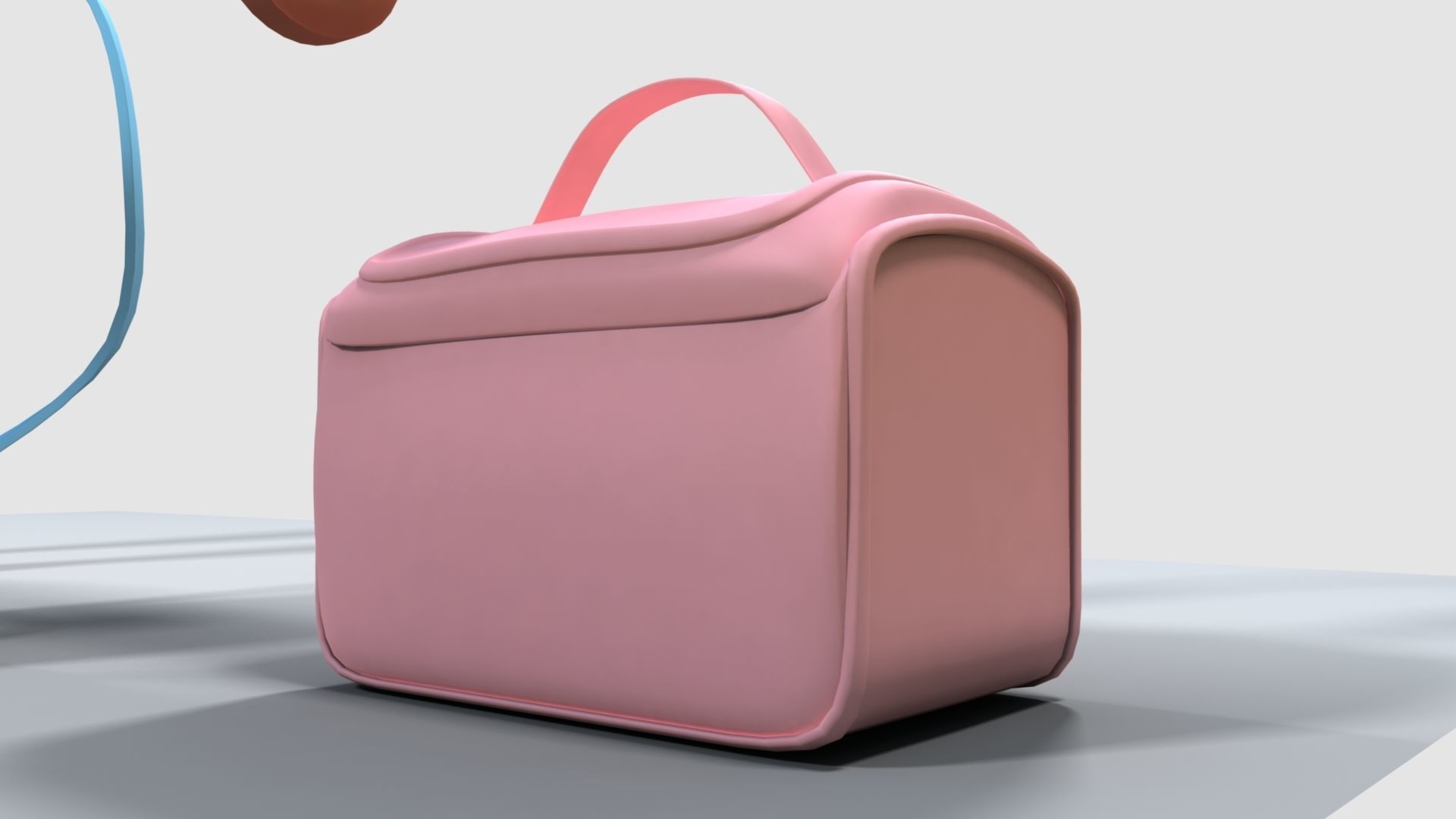 Barbie bag and box 3D model_32