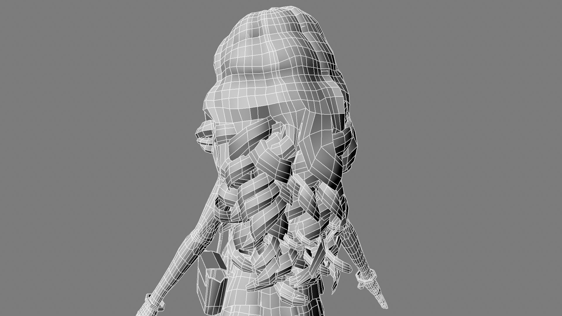 Barbie bag and box 3D model_41