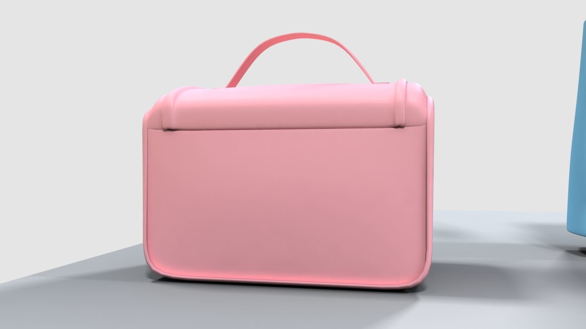 Barbie bag and box 3D model_6