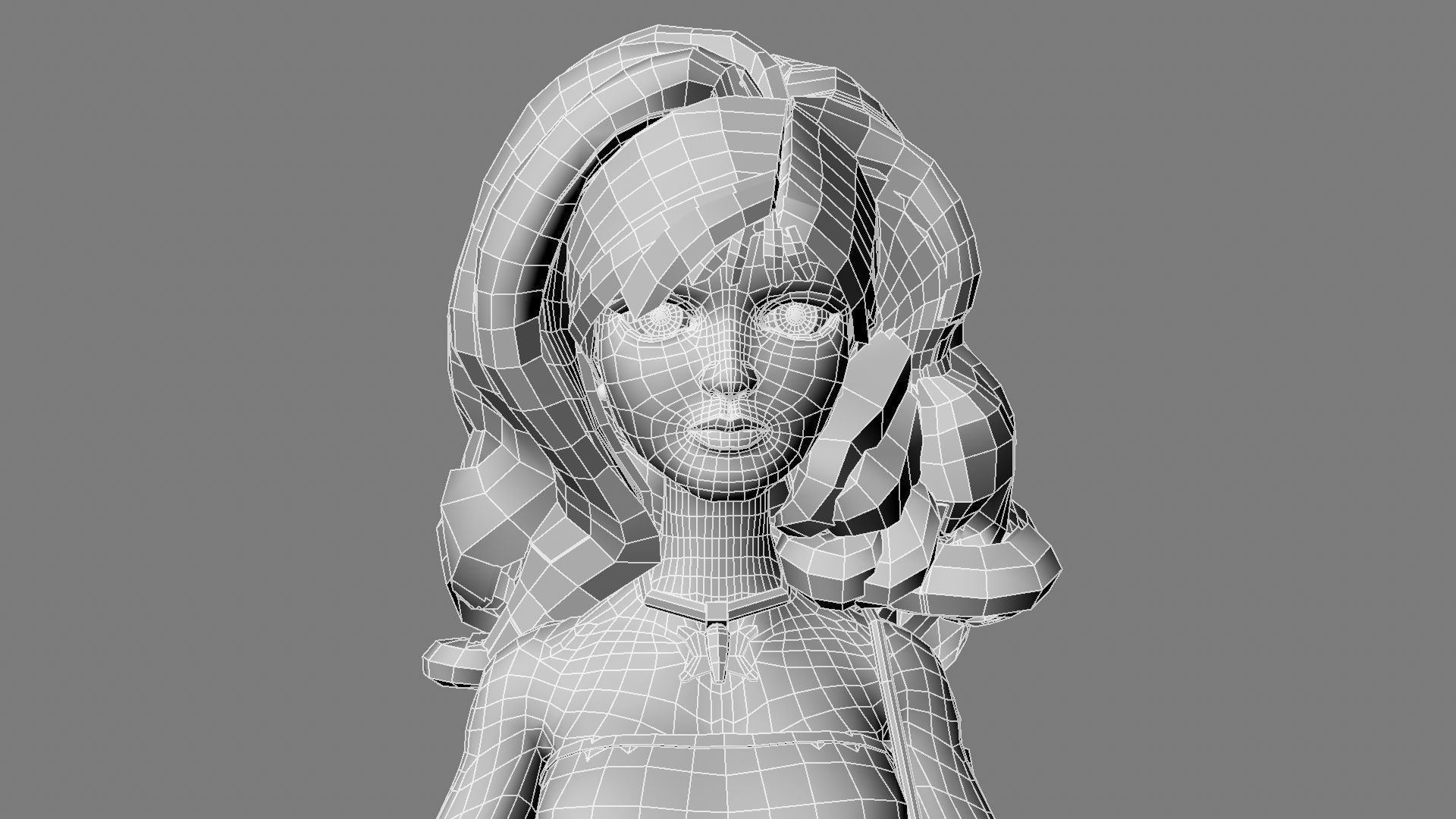 Barbie bag and box 3D model_39