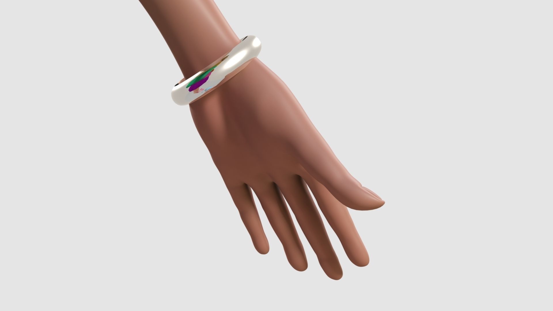 Barbie bag and box 3D model_13