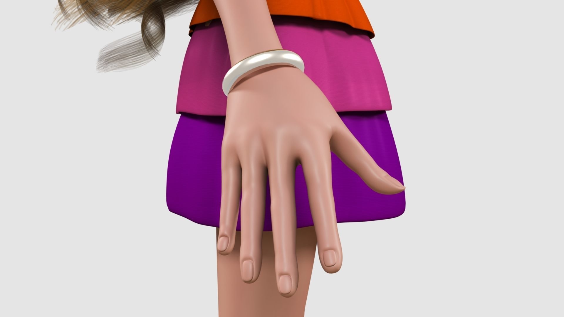 Barbie bag and box 3D model_34