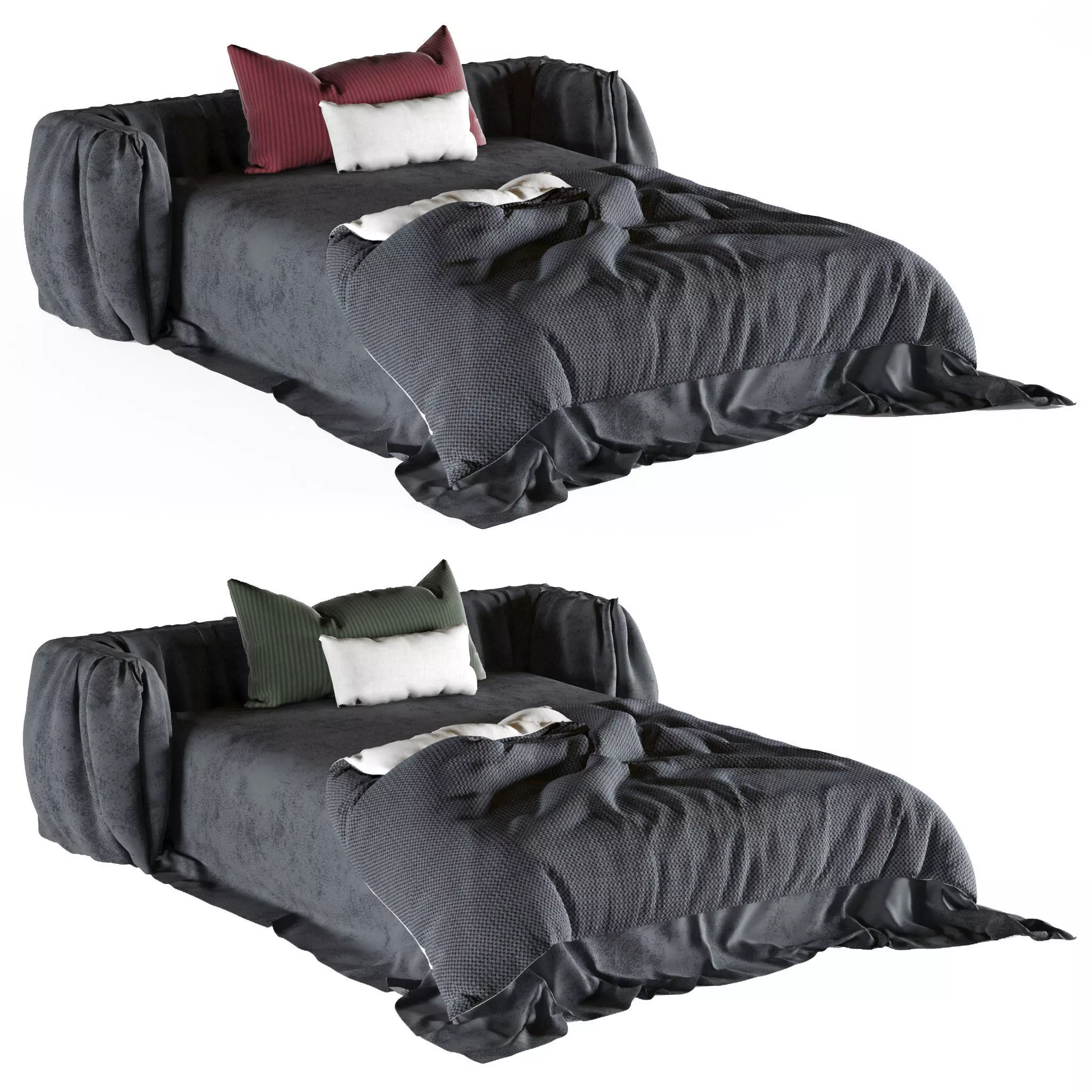 mileh bed Free 3D model