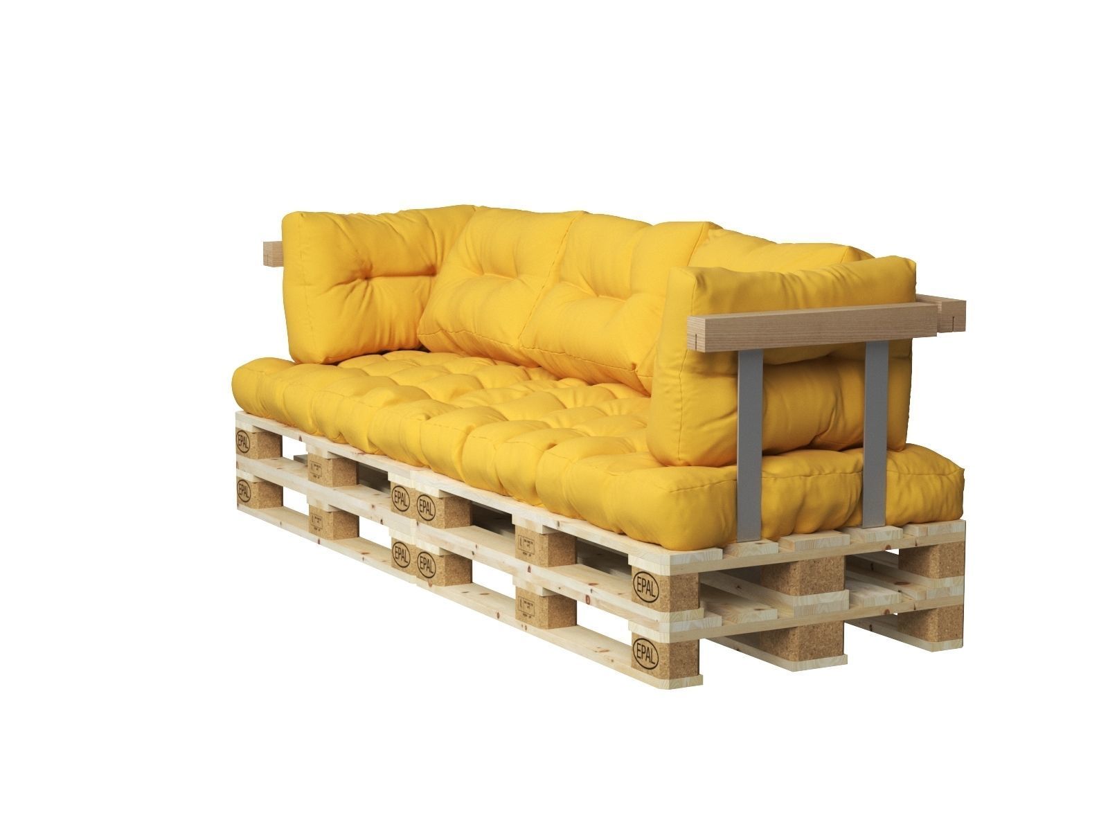 Pallet Sofa 3D model_14