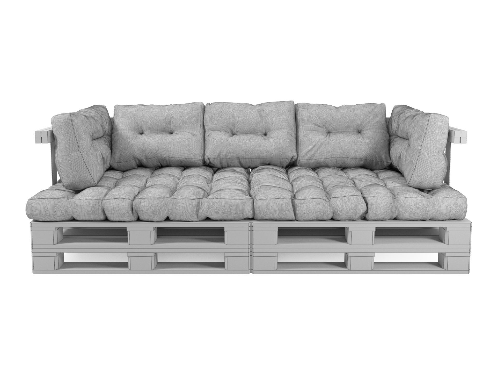 Pallet Sofa 3D model_12