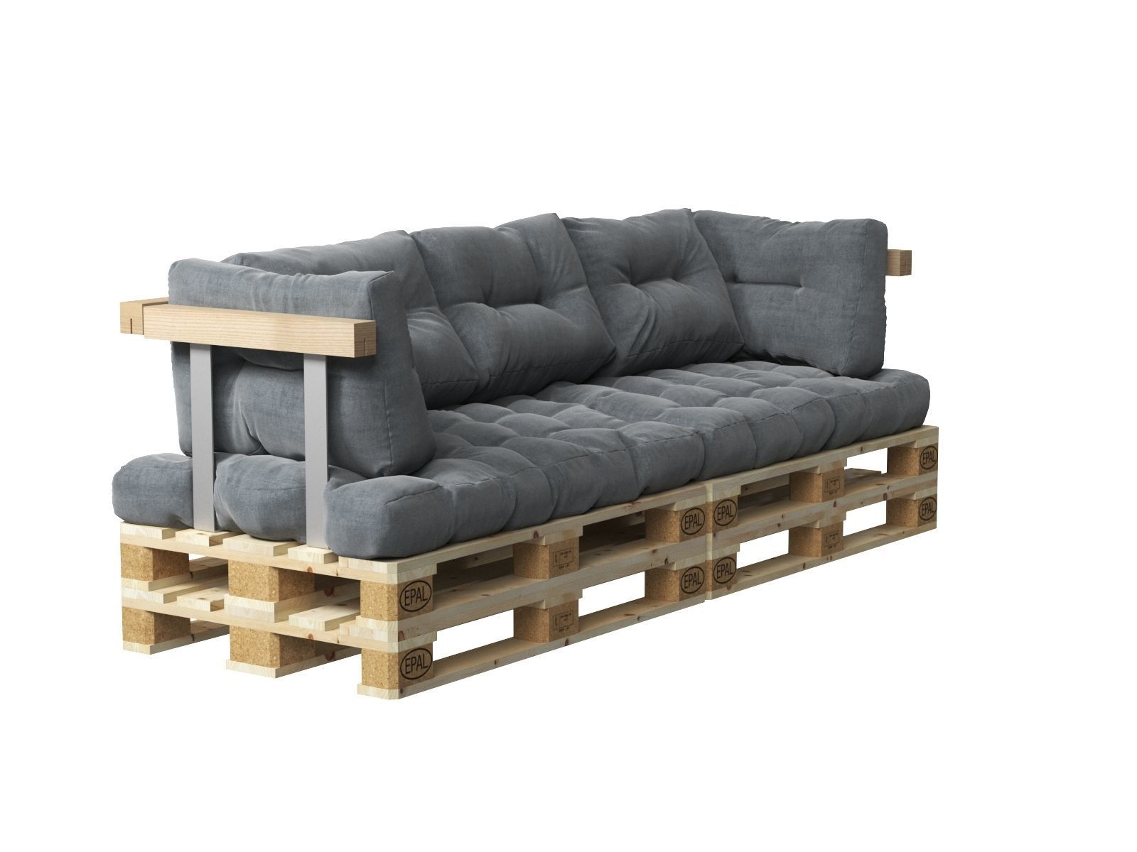 Pallet Sofa 3D model_17