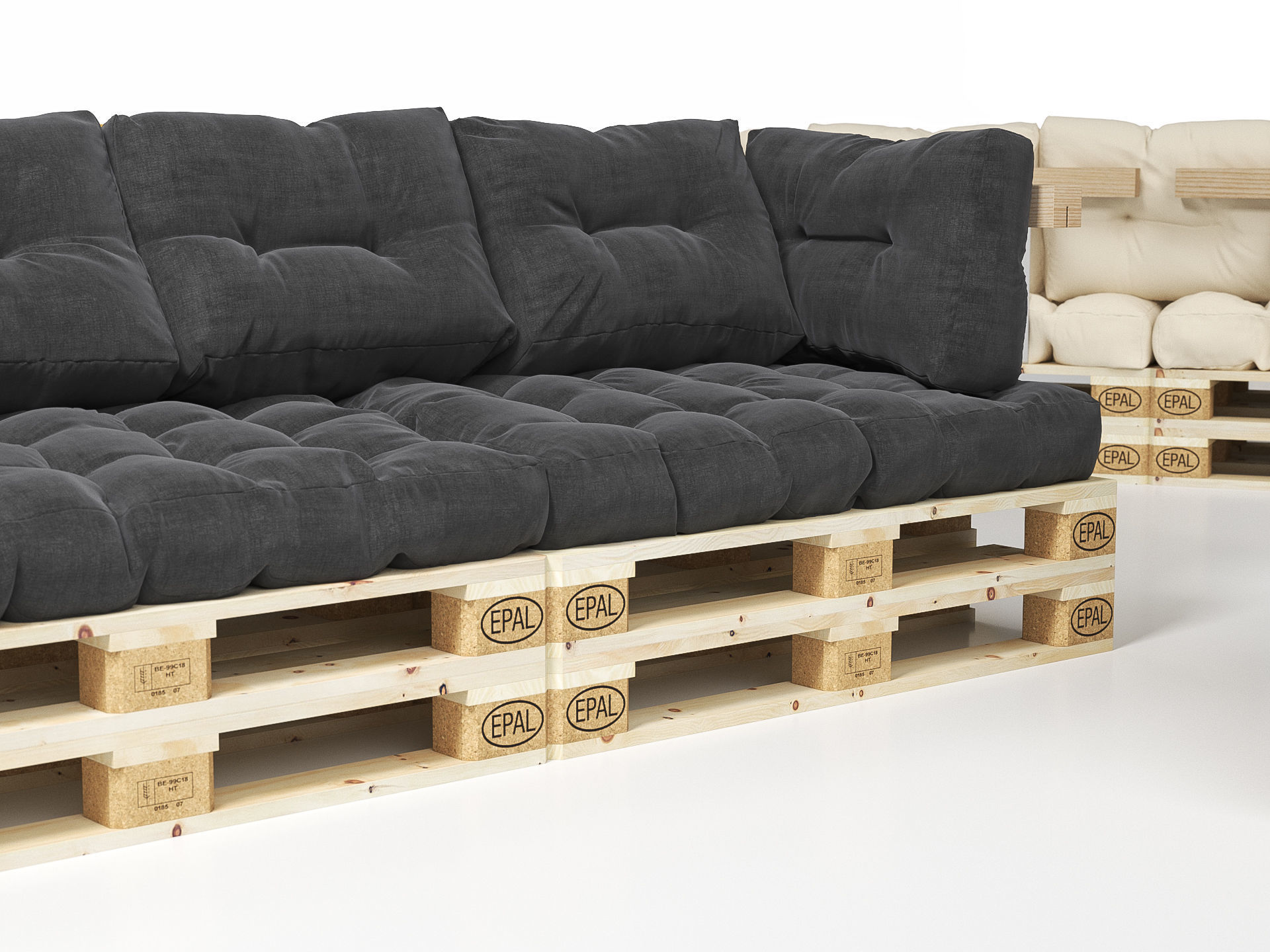 Pallet Sofa 3D model_5