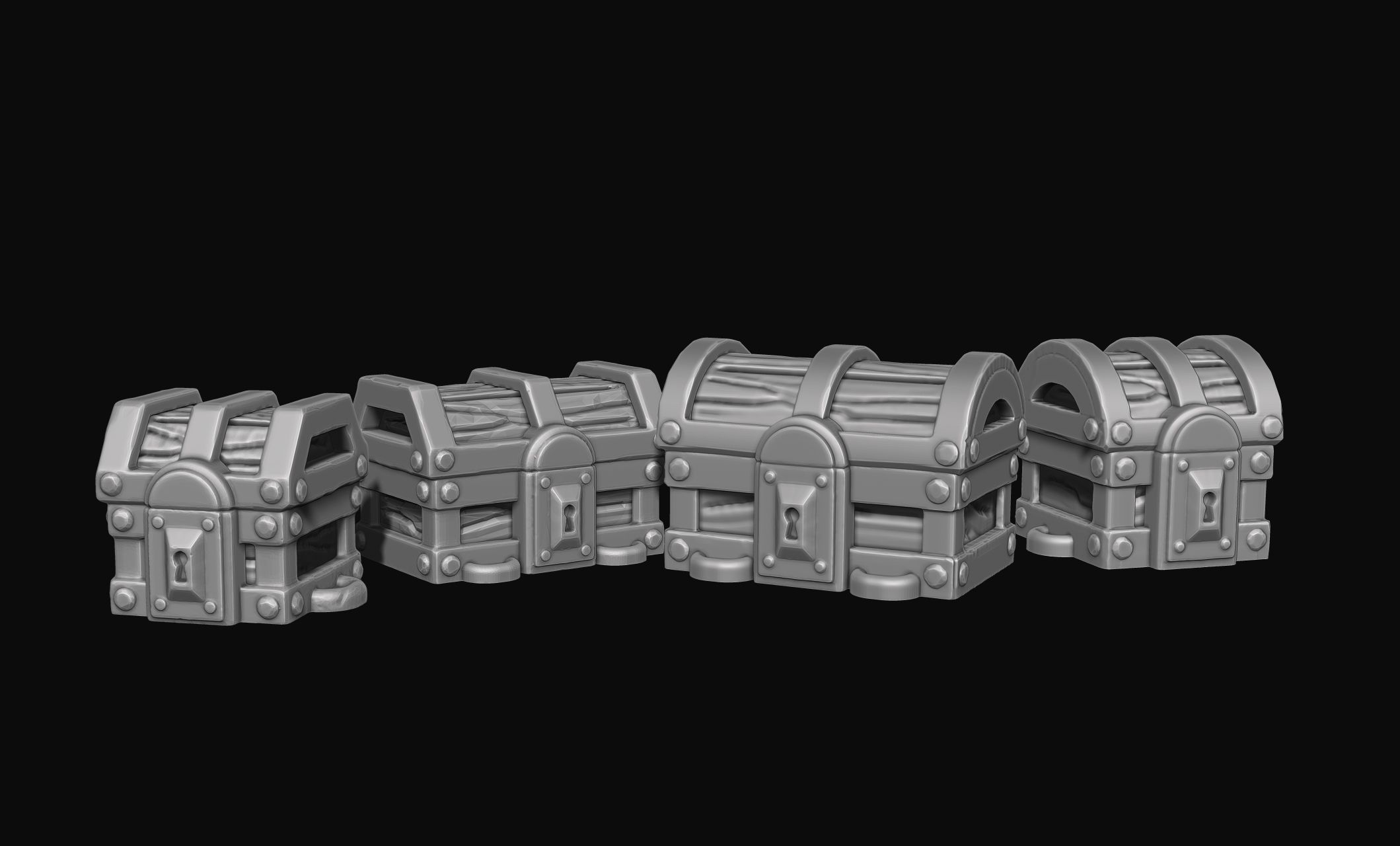 The Trunks - Miniaturism - Boardgames - Wargames - Free 3D print model_1