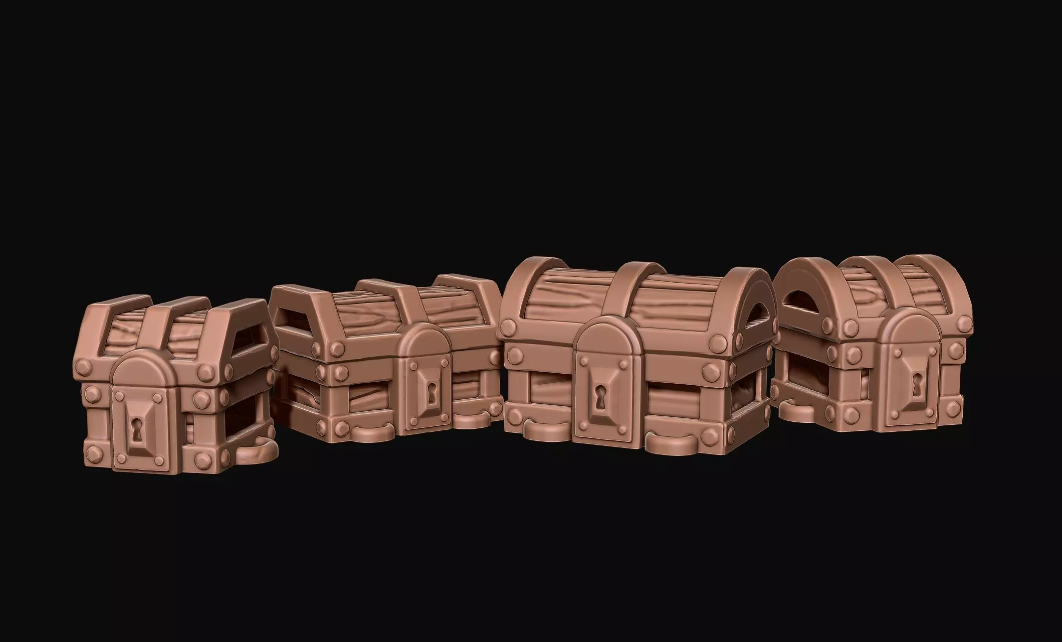 The Trunks - Miniaturism - Boardgames - Wargames - Free 3D print model_0