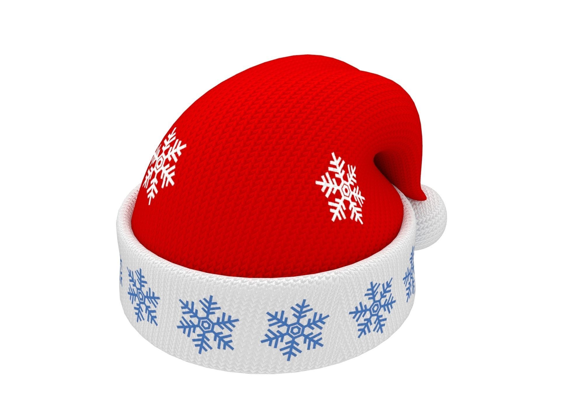 New Year Hat 3D model_2
