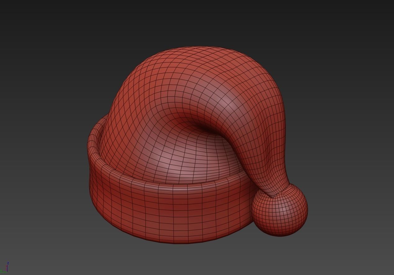 New Year Hat 3D model_14
