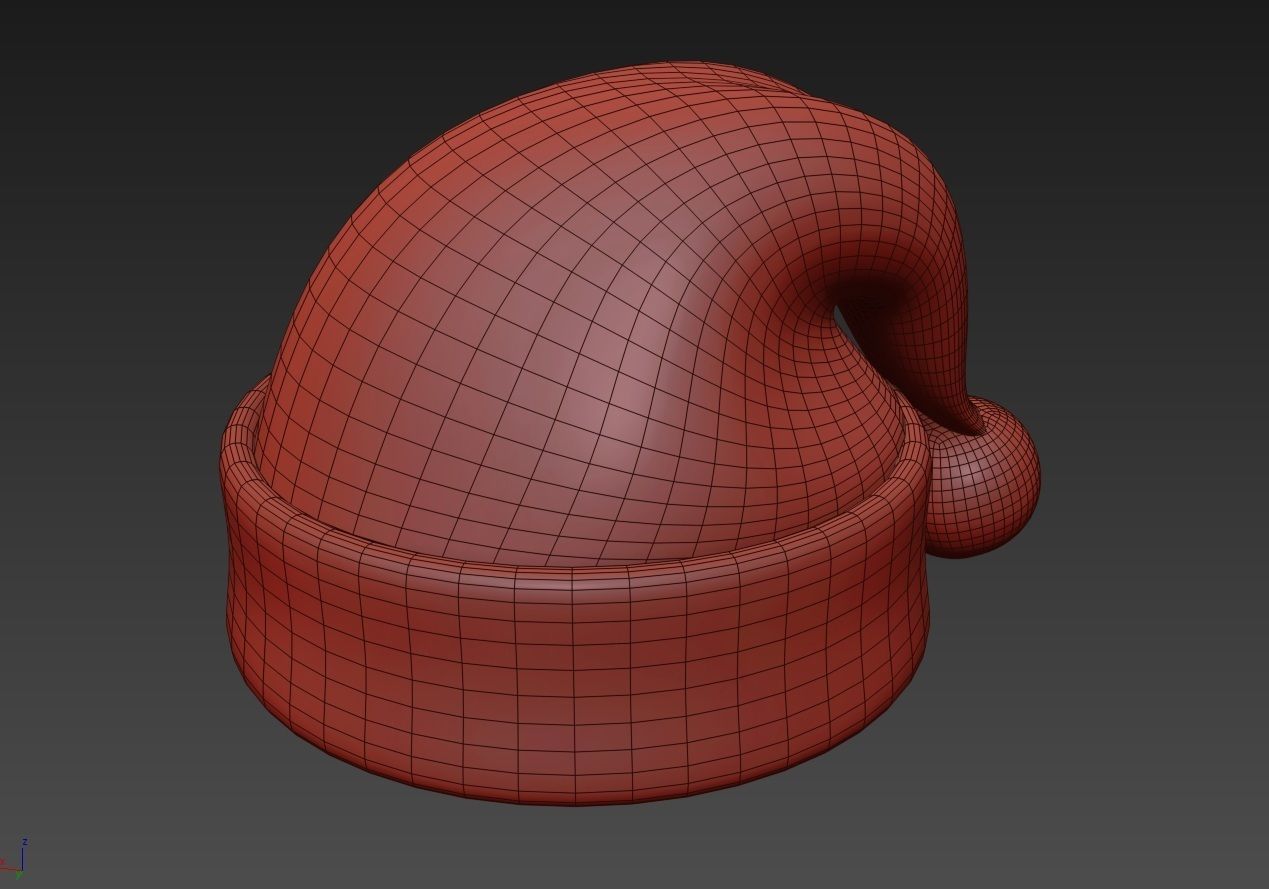 New Year Hat 3D model_10