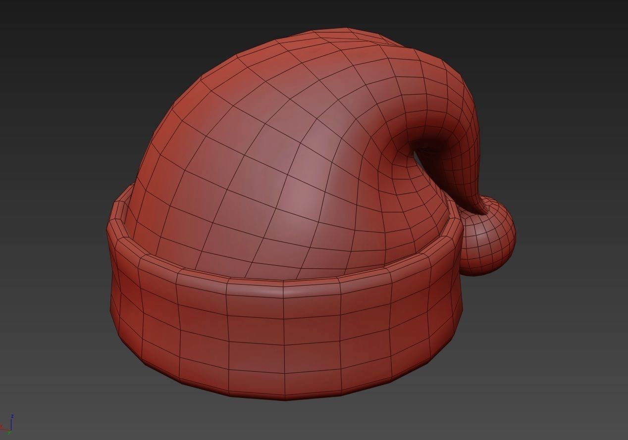 New Year Hat 3D model_9