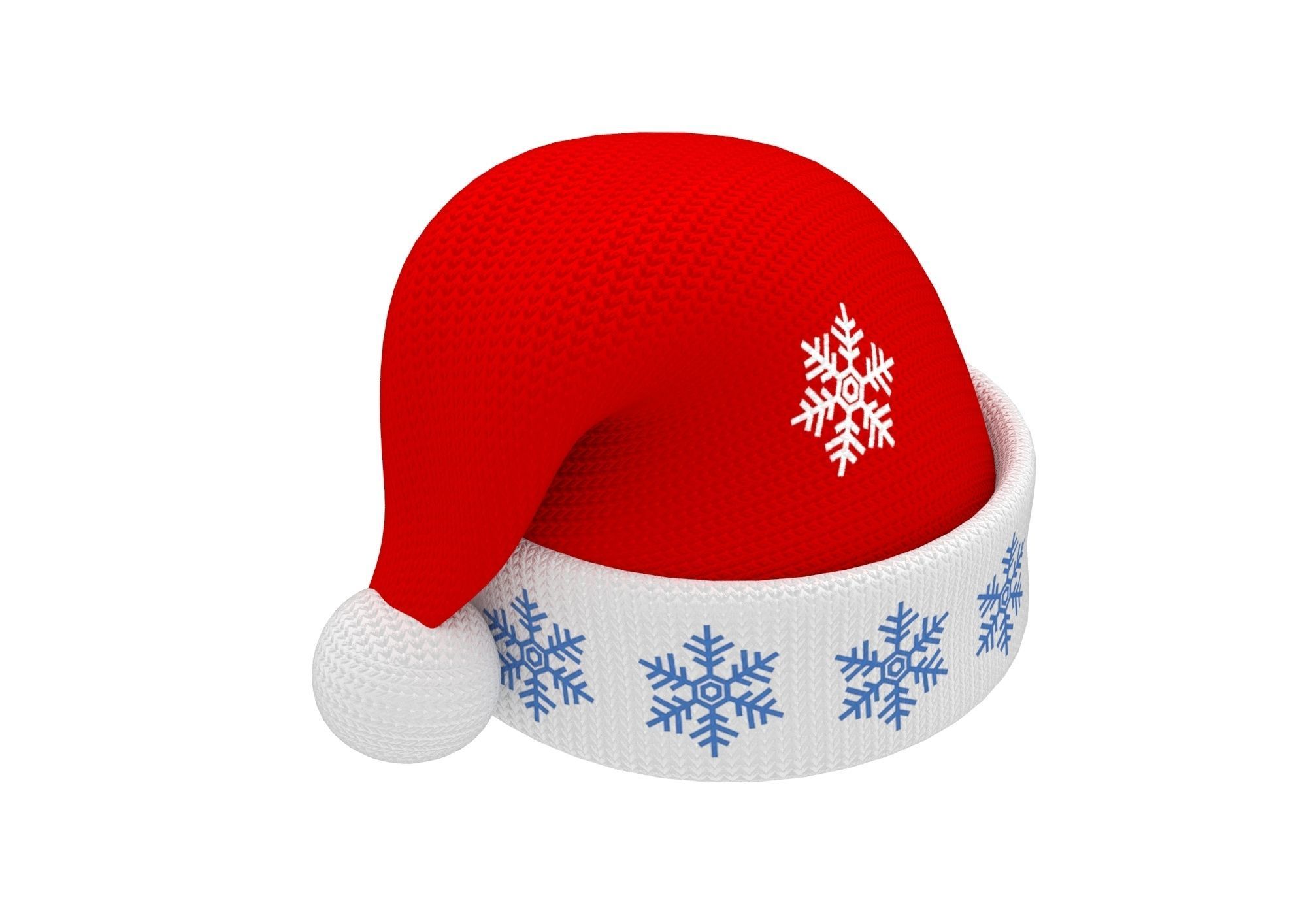 New Year Hat 3D model_4