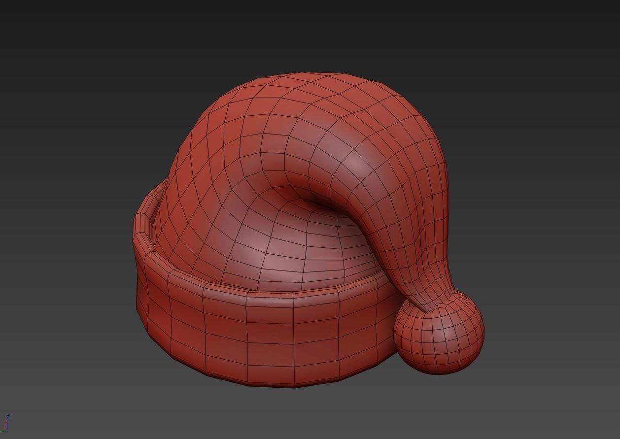 New Year Hat 3D model_13