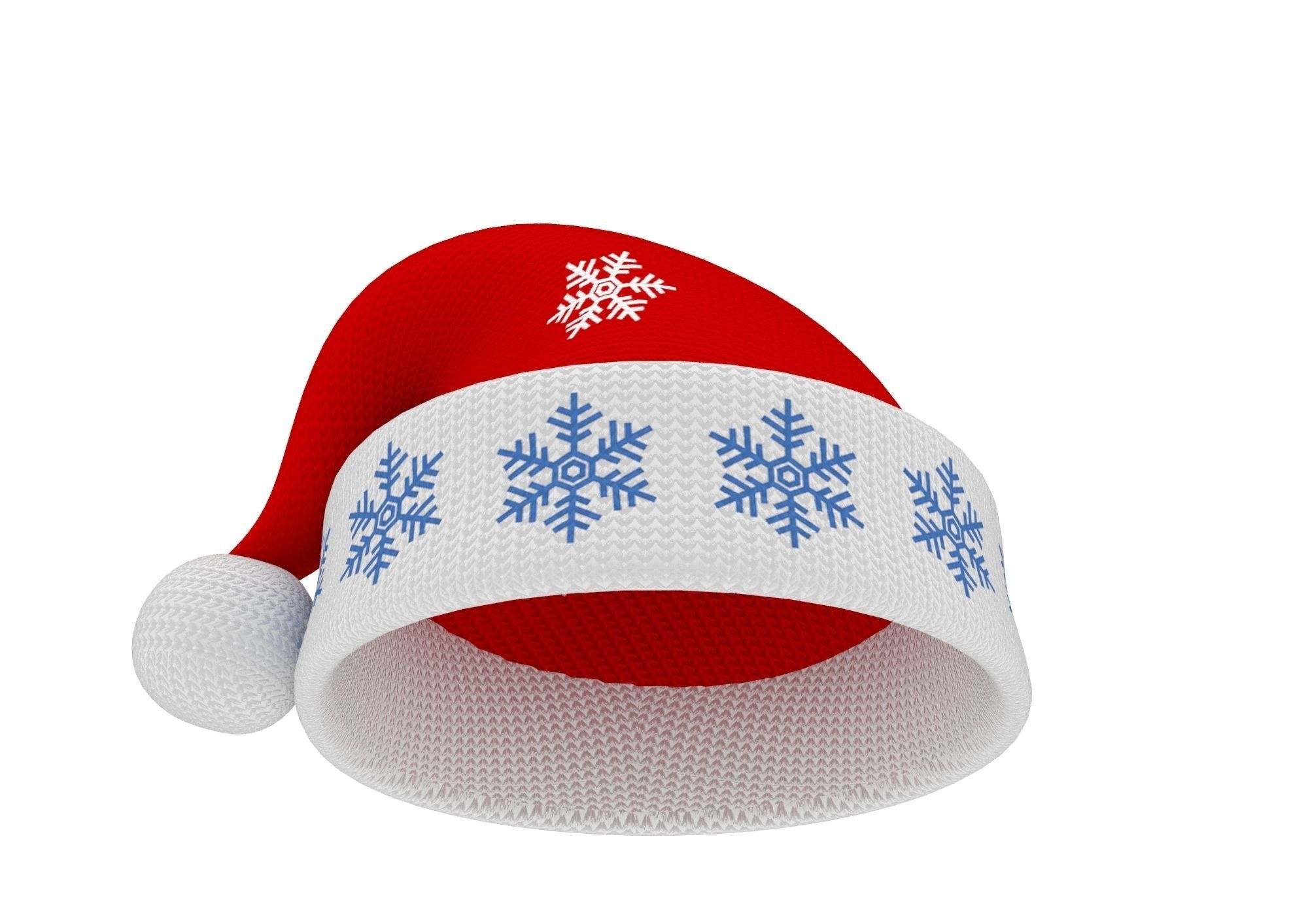 New Year Hat 3D model_3