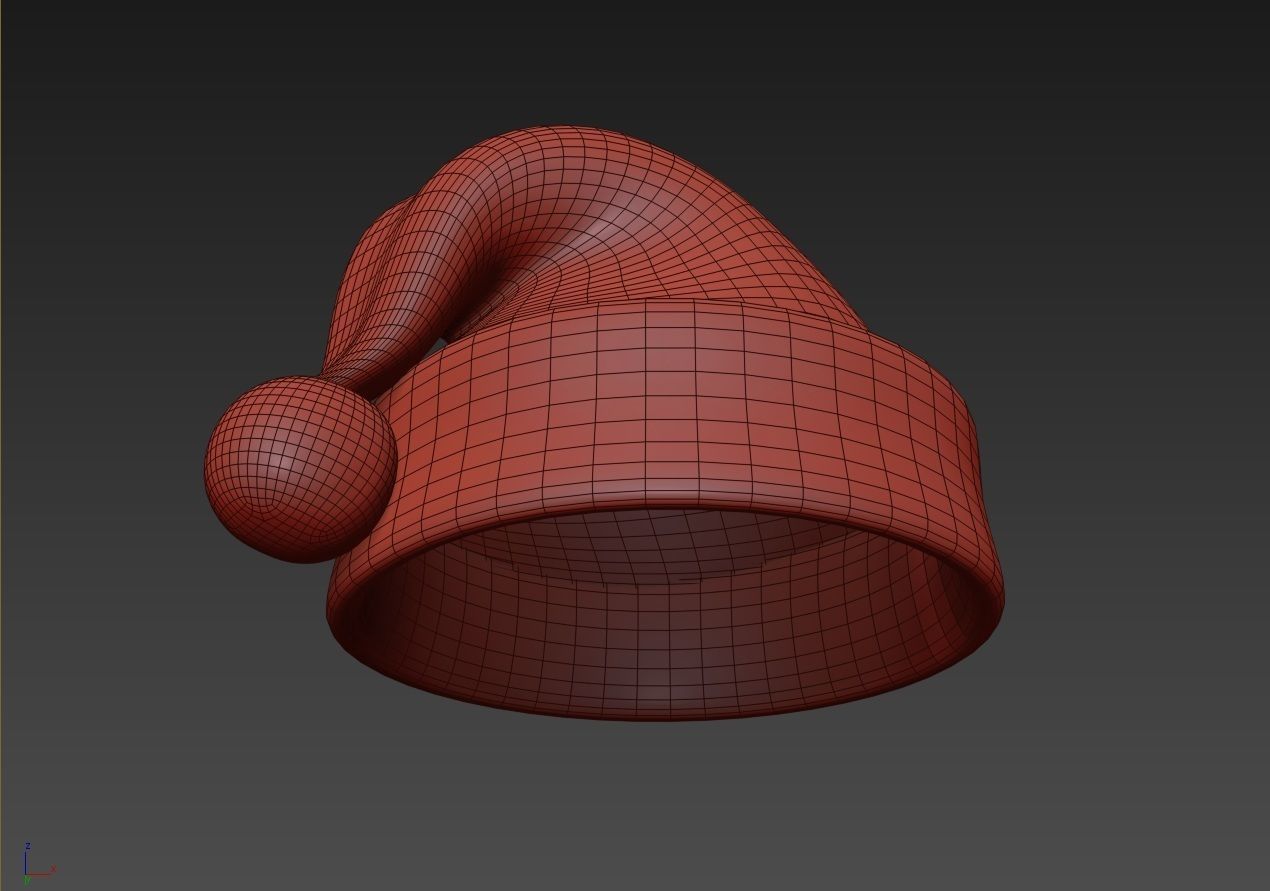 New Year Hat 3D model_12