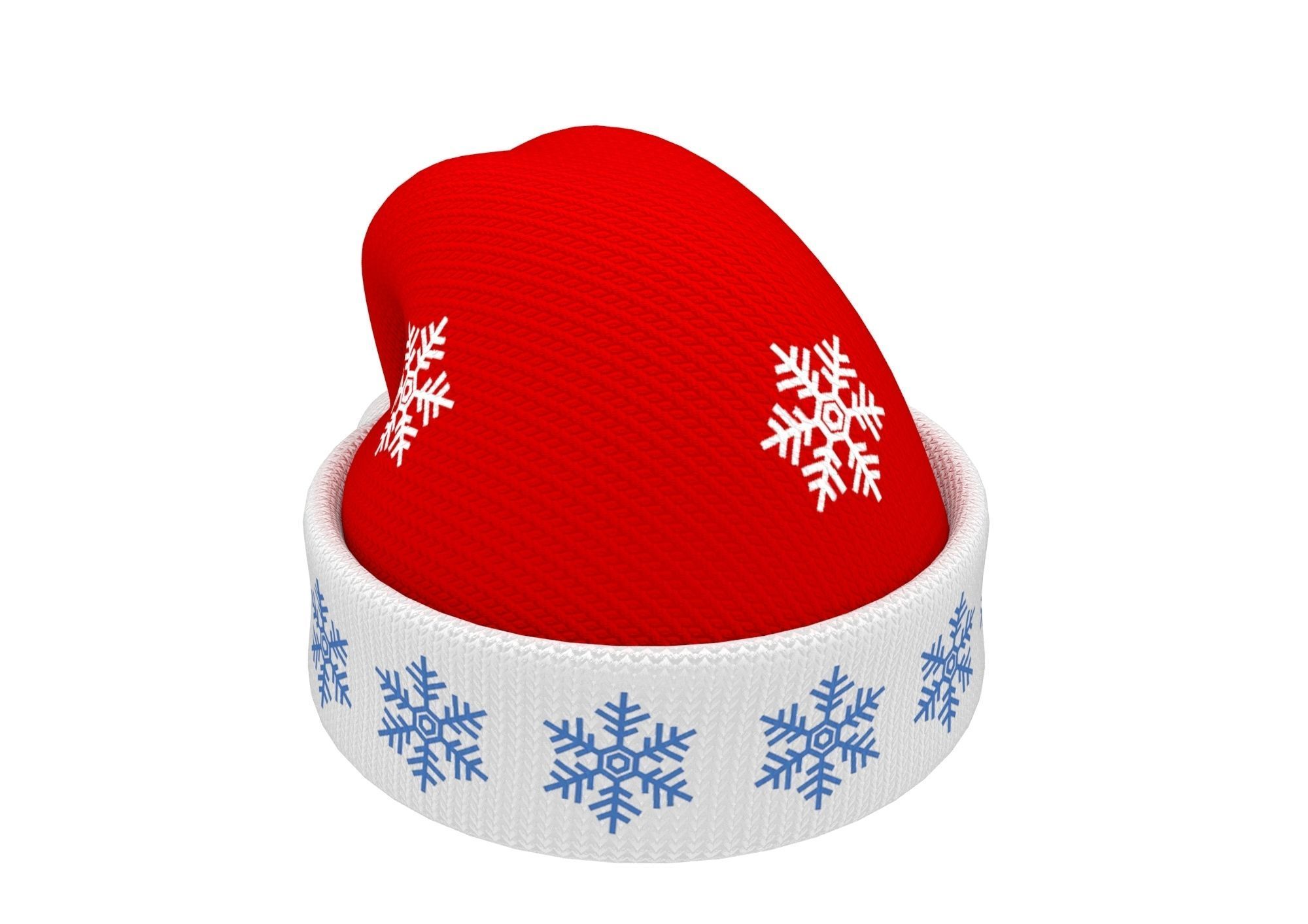 New Year Hat 3D model_1
