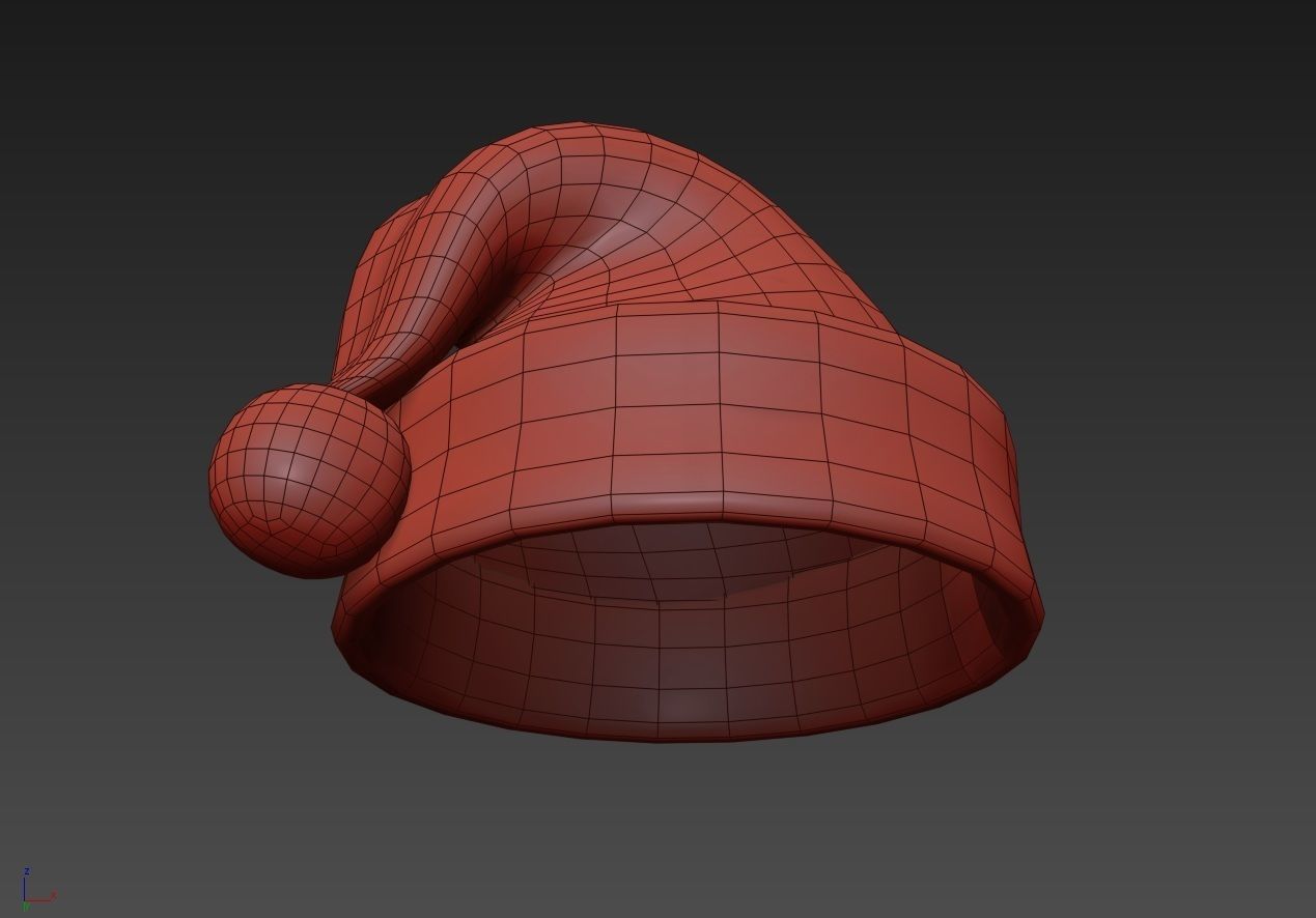 New Year Hat 3D model_11