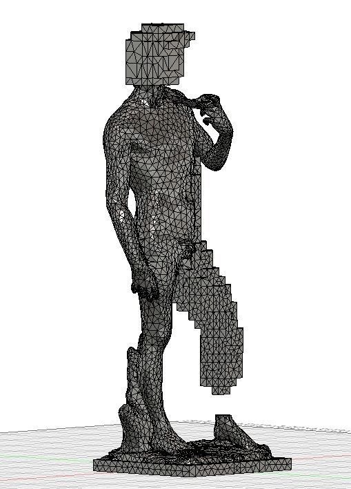 Michelangelos David transformed 3D print model_3