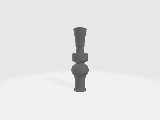 Mini Duck Call Necklace Ornament  3D print model_0