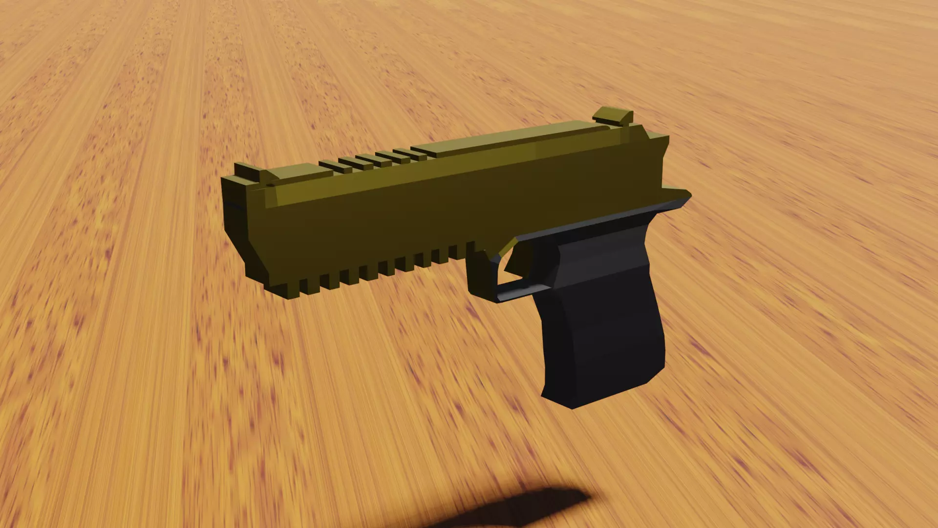 Desert Eagle Low-poly 3D model_0