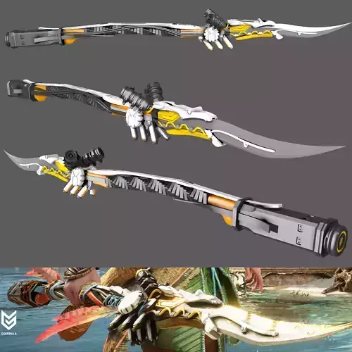 Horizon Forbidden West Aloys Lance 3D Print