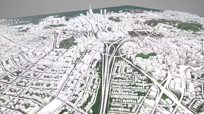 Cityscape Auckland Central New Zealand