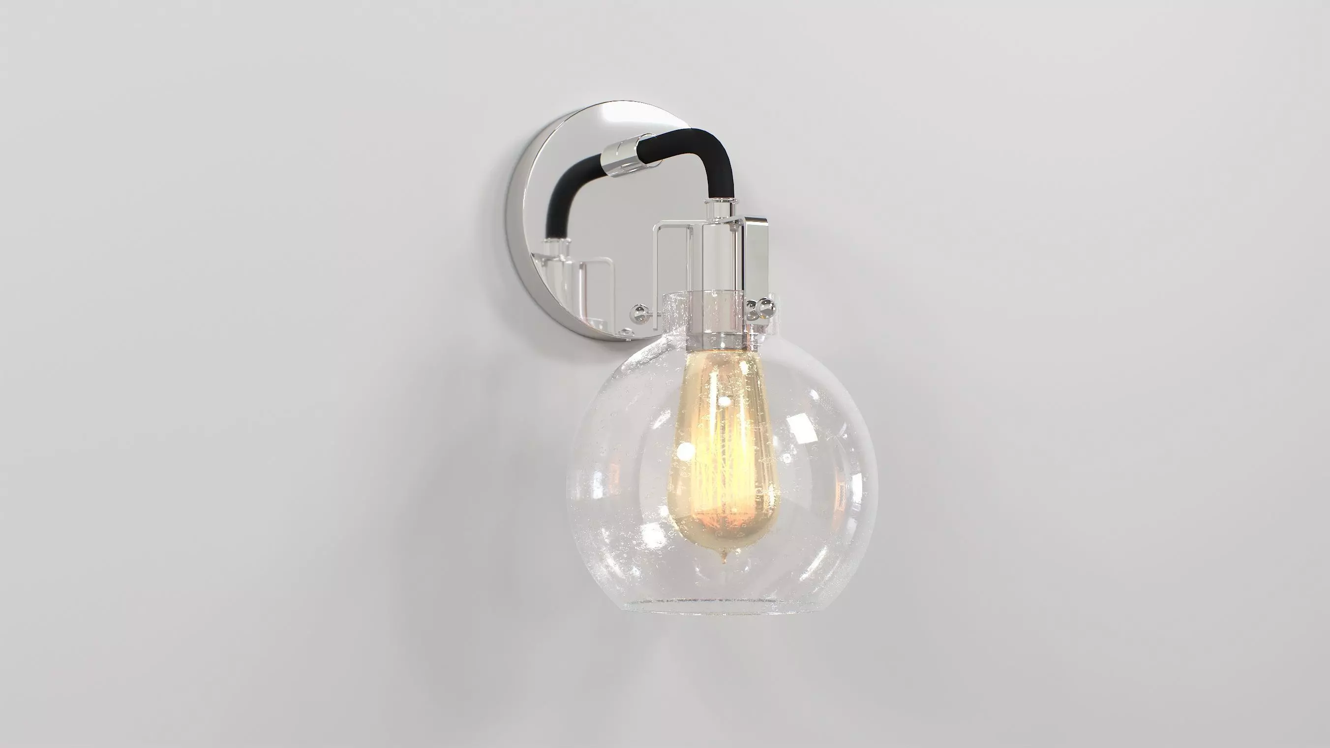Shades of Light Hinley Seeded Glass Sconce 3D model