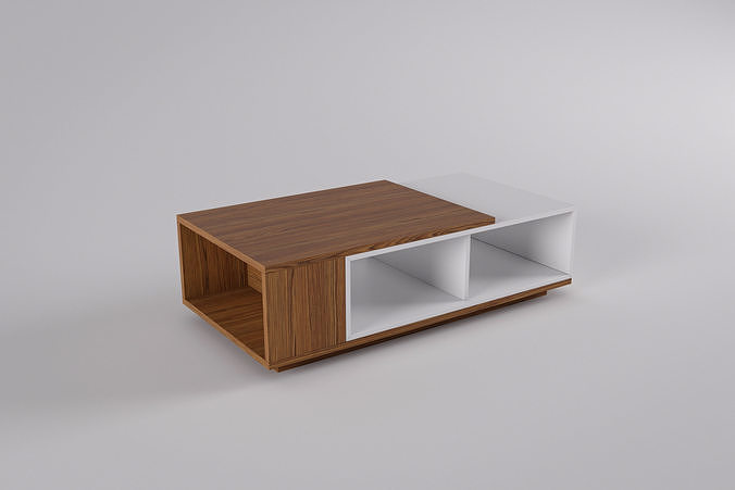Coffee table Low-poly 3D model