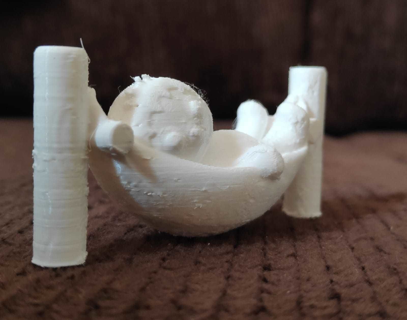Sloth Hammock 3D print model_7