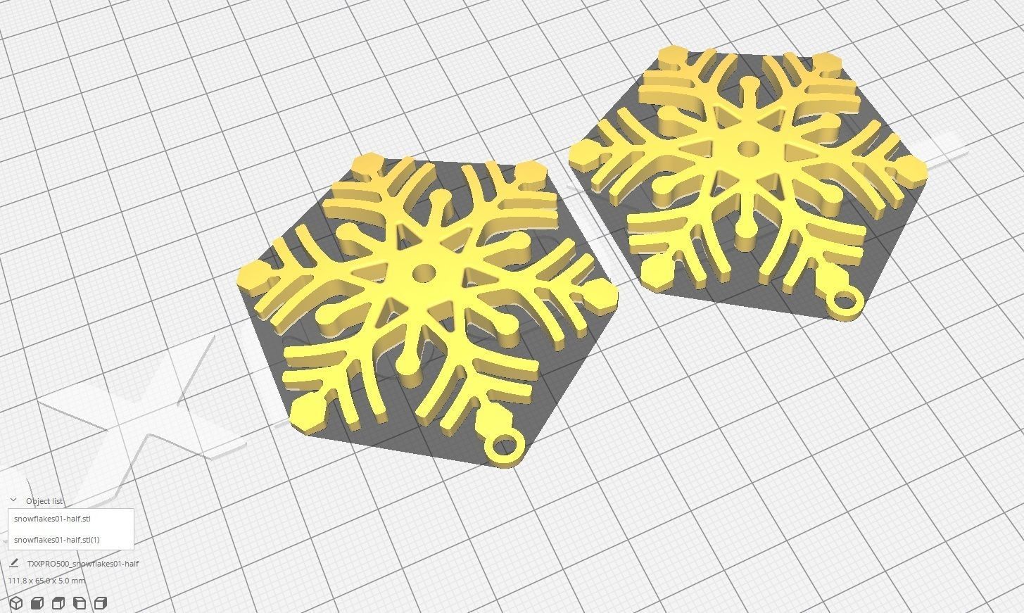 Snowflake M01 Free 3D print model_7