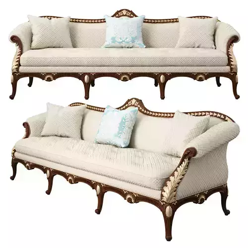 George III chippendale sofa