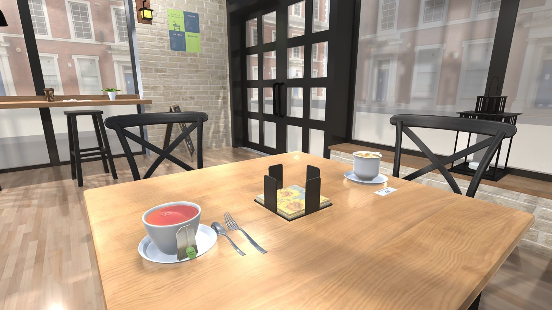 Coffee Shop Low-poly 3D model_18