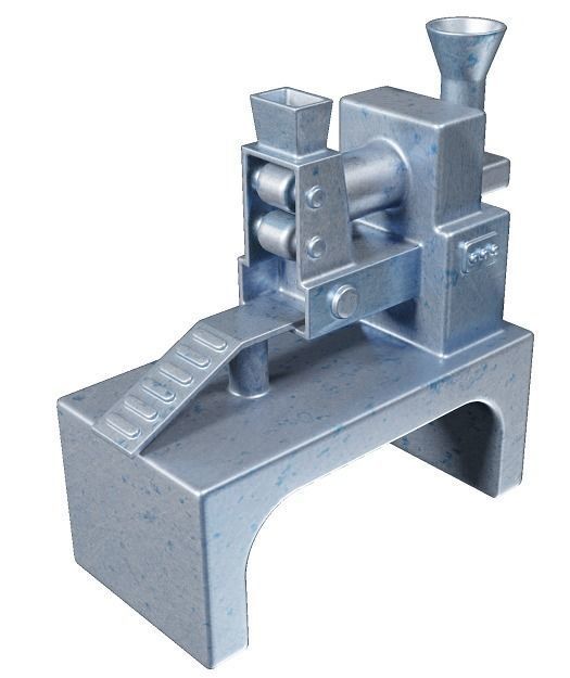 Metallic Food Processing Machine Low-poly 3D model_1