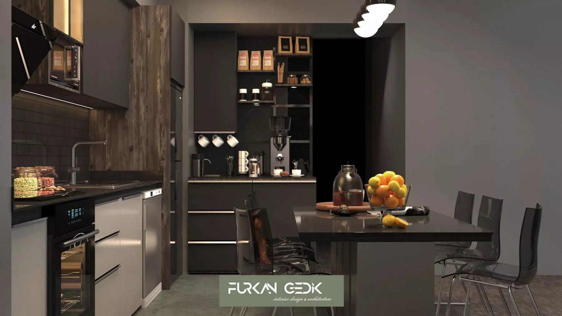 Kitchen Modern by FGM 3D model_0