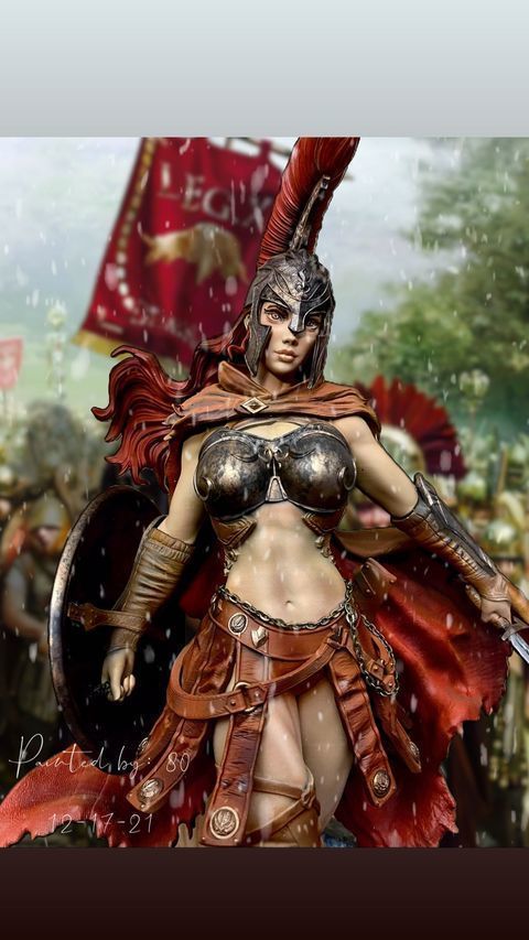 SPARTAN GIRL BY CREATIVE GEEK MB 3D print model_1